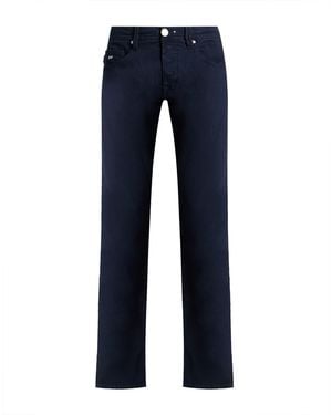 Tramarossa Midnight Trousers Cotton, Modal, Polyester, Polyurethane - Blue