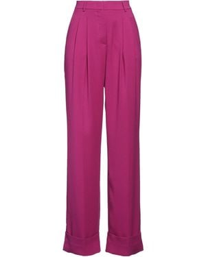 パンツ THE ANDAMANE Pink stretch polyester blend palazzo pant ANDAMANE Pink Stretch Polyester Blend Palazzo Pant | Lyst