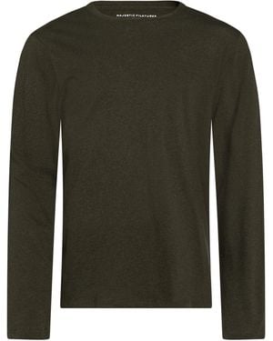 Majestic Filatures Military T-Shirt Cotton - Green