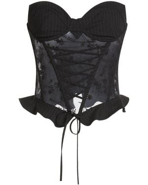 ANDERSSON BELL Top Cotton, Nylon, Lyocell, Polyester, Rayon - Black
