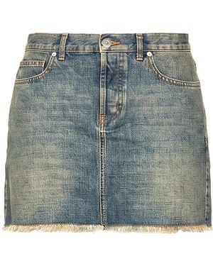 Dior Denim Skirt Cotton - Blue