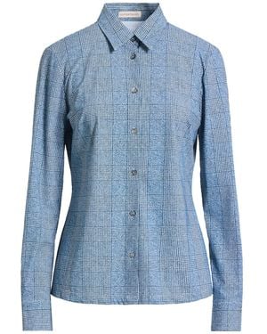 Camicettasnob Deep Shirt Polyamide, Elastane - Blue