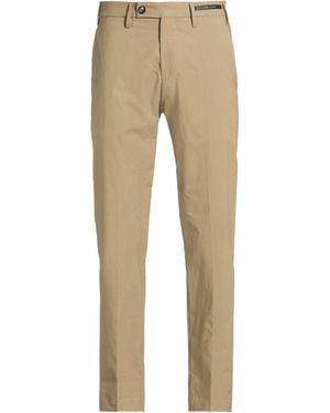 Michael Coal Khaki Trousers Lyocell, Cotton, Elastane - Natural