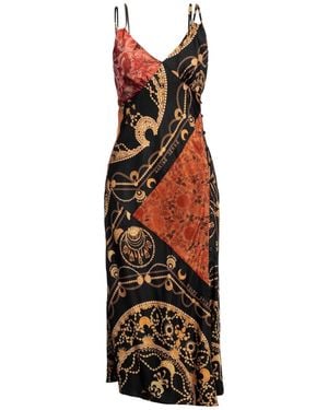 Marine Serre Midi Dress - Black