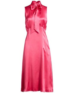 Really Wild Clothing Midi Dress Silk - Pink