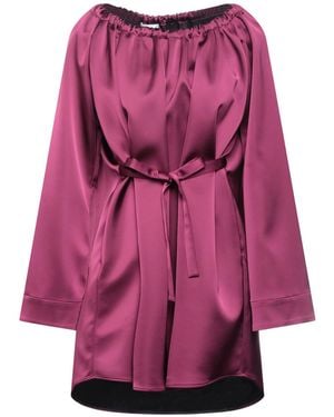 Douuod Mini Dress Textile Fibers - Purple