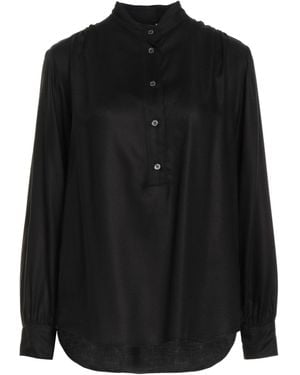 Caliban Top Viscose - Black