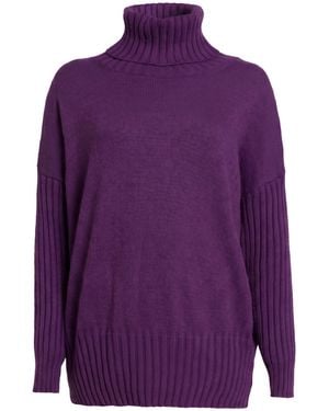 Carla G Turtleneck Polyacrylic, Alpaca Wool, Polyamide, Polyester - Purple