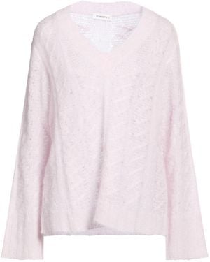 Kangra Lilac Jumper Alpaca Wool, Polyamide, Wool - Pink