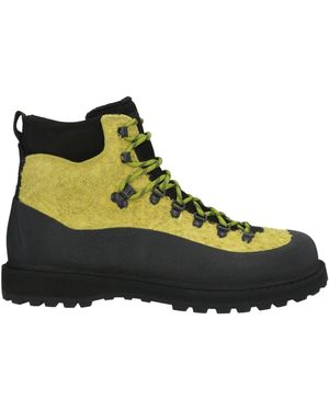 Diemme Lime Ankle Boots Leather, Textile Fibres - Green