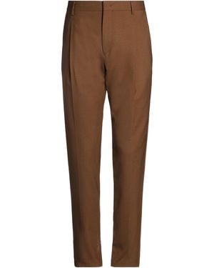 Brian Dales Pants Polyester, Wool, Elastane - Brown