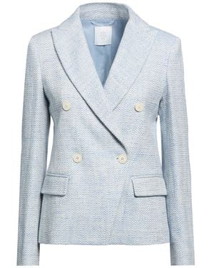 Eleventy Blazer Cotton, Linen, Viscose - Blue