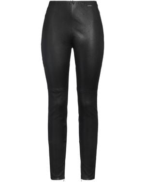 DSquared² Pants Ovine Leather, Cotton, Elastane - Black