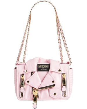 Moschino Couture -- Shoulder Bag Leather - Pink
