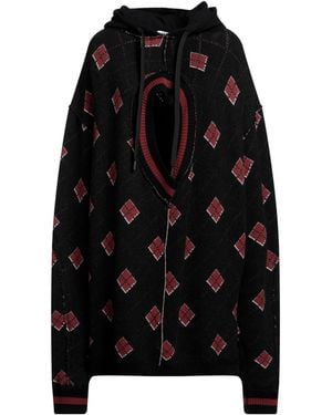 JORDANLUCA Mini Dress Wool, Cotton - Black