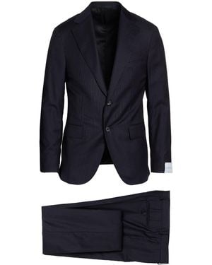 Caruso Suit Wool, Elastane - Blue