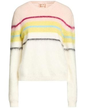 N°21 Sweater Mohair Wool, Polyamide, Wool - Yellow