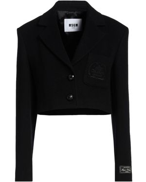 MSGM Blazer Virgin Wool, Polyamide - Black