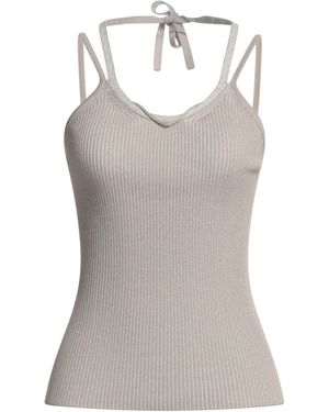 Erika Cavallini Semi Couture Top - Grey
