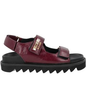 Moschino Sandals Calfskin - Brown
