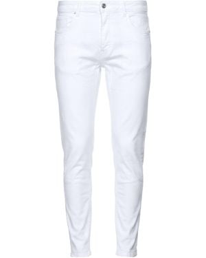 Michael Coal Pants Cotton, Elastane - White
