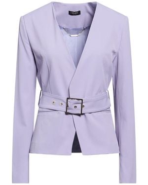 Liu Jo Lilac Blazer Polyester, Elastane - Purple