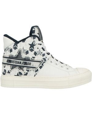 Dior Trainers Leather, Textile Fibres - White