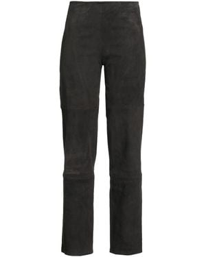 Arma Dark Pants Lambskin - Black