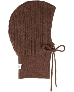 MM6 by Maison Margiela Hat Acrylic, Wool, Polyamide, Elastane - Brown