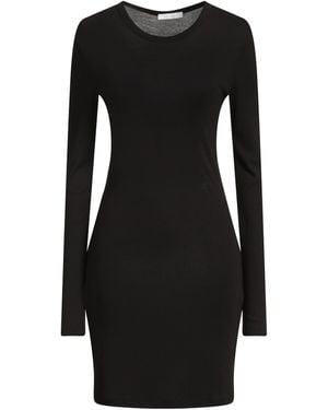 Helmut Lang Mini Dress Pima Cotton, Modal - Black