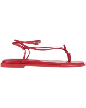 MSGM Thong Sandal - Red