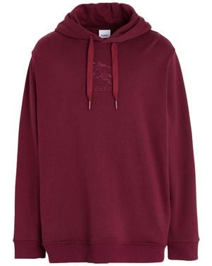 Burberry Burgundy Sweatshirt Cotton, Elastane - Red