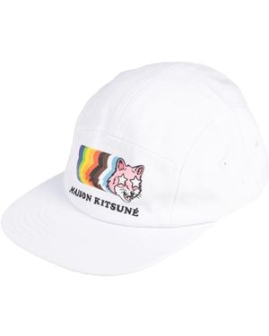 Maison Kitsuné Hats - White