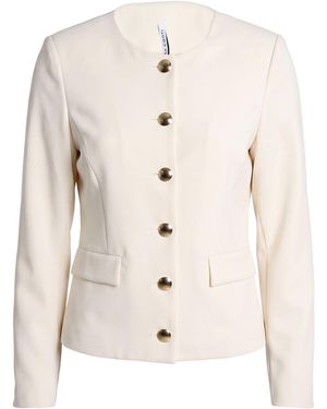 Liviana Conti Ivory Jacket Polyamide, Elastane - Natural