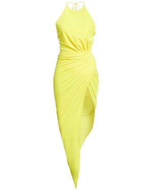 Alexandre Vauthier Vestido Midi - Amarillo