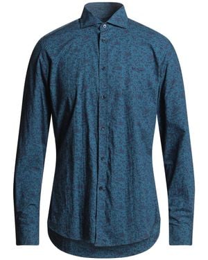 Harmont & Blaine Shirt Cotton - Blue