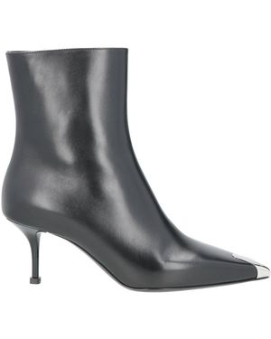 McQueen Ankle Boots Soft Leather - Gray
