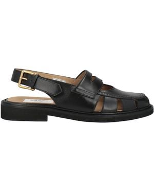 Thom Browne Sandals Leather - Black
