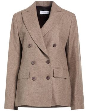 Caractere Blazer Viscose, Wool - Brown
