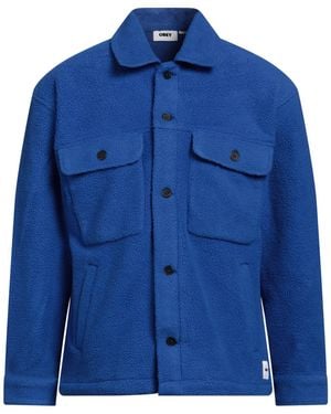 Obey Shearling- & Kunstfell - Blau