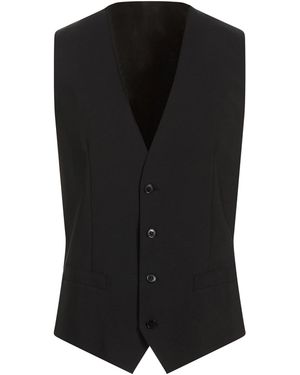 Dolce & Gabbana Tailored Vest Virgin Wool, Elastane - Black