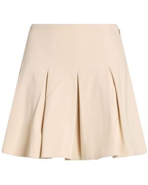 Jijil Cream Mini Skirt Viscose, Polyamide, Elastane - Natural