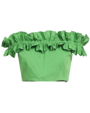 Clips More Top Cotton, Polyamide, Elastane - Green