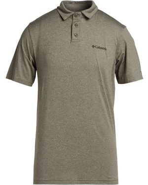 Columbia Military Polo Shirt Recycled Polyester, Polyester, Elastane - Green
