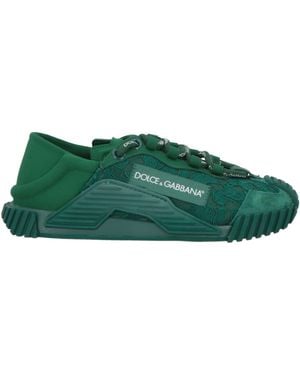 Dolce & Gabbana Trainers Soft Leather, Textile Fibres - Green