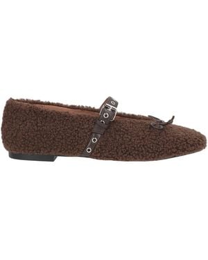 Bibi Lou Ballet Flats - Brown