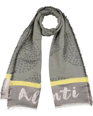 ALESSIA SANTI Military Scarf Cotton, Viscose, Metal - Gray