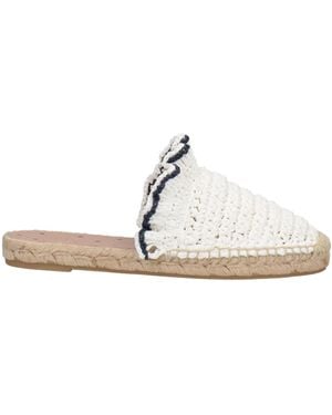 Red(V) Espadrilles - White