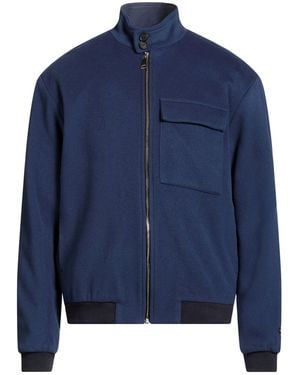Paltò Jacket Virgin Wool, Polyamide, Cashmere - Blue