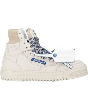 Off-White c/o Virgil Abloh Light Trainers Calfskin, Textile Fibres - White